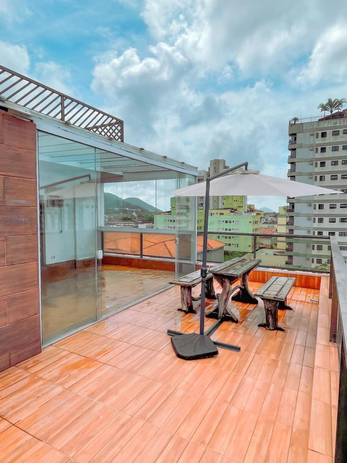 Cobertura Na Praia Da Enseada-Guaruja 180M2 10 Hospedes Exterior foto